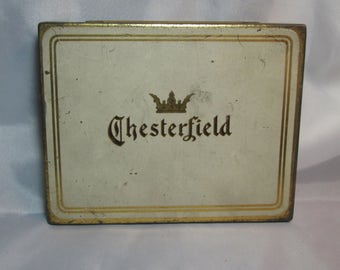 Vintage Chesterfield Cigarette Tin