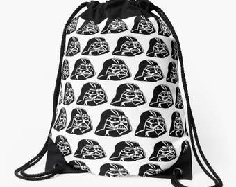 Drawstring Bag - Star Wars bag - Star Wars backpack - Toddler Bag - Darth Vader bag - Kids Book Bag - Library Bag - Sports Bag