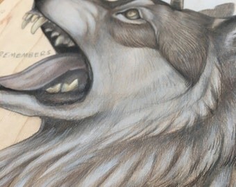 The North Remembers ORIGINAL 9x12" Painting
