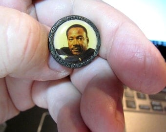 1980's Dr. Martin Luther King Brass Commemorative Pin
