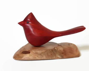 Gorrión madera tallado mano tallada madera