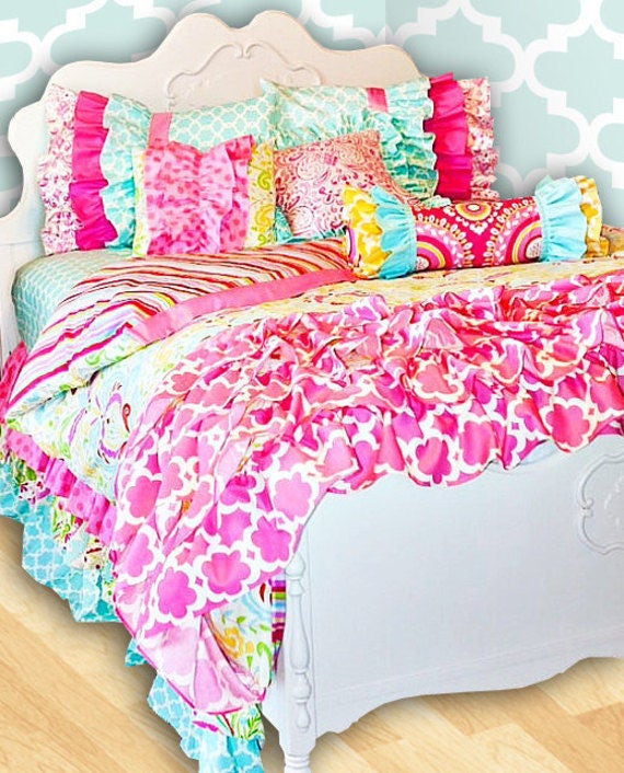 Queen Bedding Children's Bedding Set Ruffled