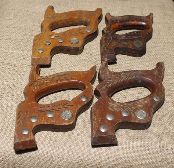 4 Vintage Saw Handles for Sale Hand Saw Handles for Sale 