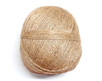Natural Hemp Twine Cord, Unbleached Hemp Thread, Thick Hemp Rope Cord, Hemp String, 1-1.5mm diameter, 25 Yards/ 75 Feet - 1 piece