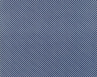 Navy Stripe from Basics Collection by Bonnie and Camille for Moda Fabrics