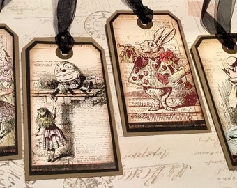 Alice In Wonderland Gift Tags