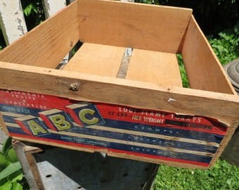 Vintage Wooden Crate.