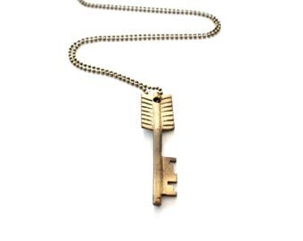 Follow Your Arrow Necklace . layering jewelry . layered and long . long layered necklace . vintage arrow key necklace vintage keys old keys
