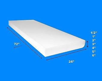 Upholstery Foam 3 Thick 24 Wide x 72 Long