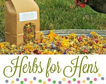 Coop Confetti® Chicken Nest Box Herbs for Nesting Hens 100% Natural Dried Rose Petals Lavender Chamomile Mint Calendula Calming ByeBye Bugs