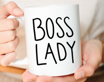 Boss lady, Boss Lady Mug, Gift for Her, Best Friend Gift, New Job Gift, Promotion Gift, Girl Boss, Birthday Gift, Coffee Mug, Cute mug