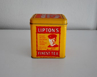 Lipton tea tin | Etsy