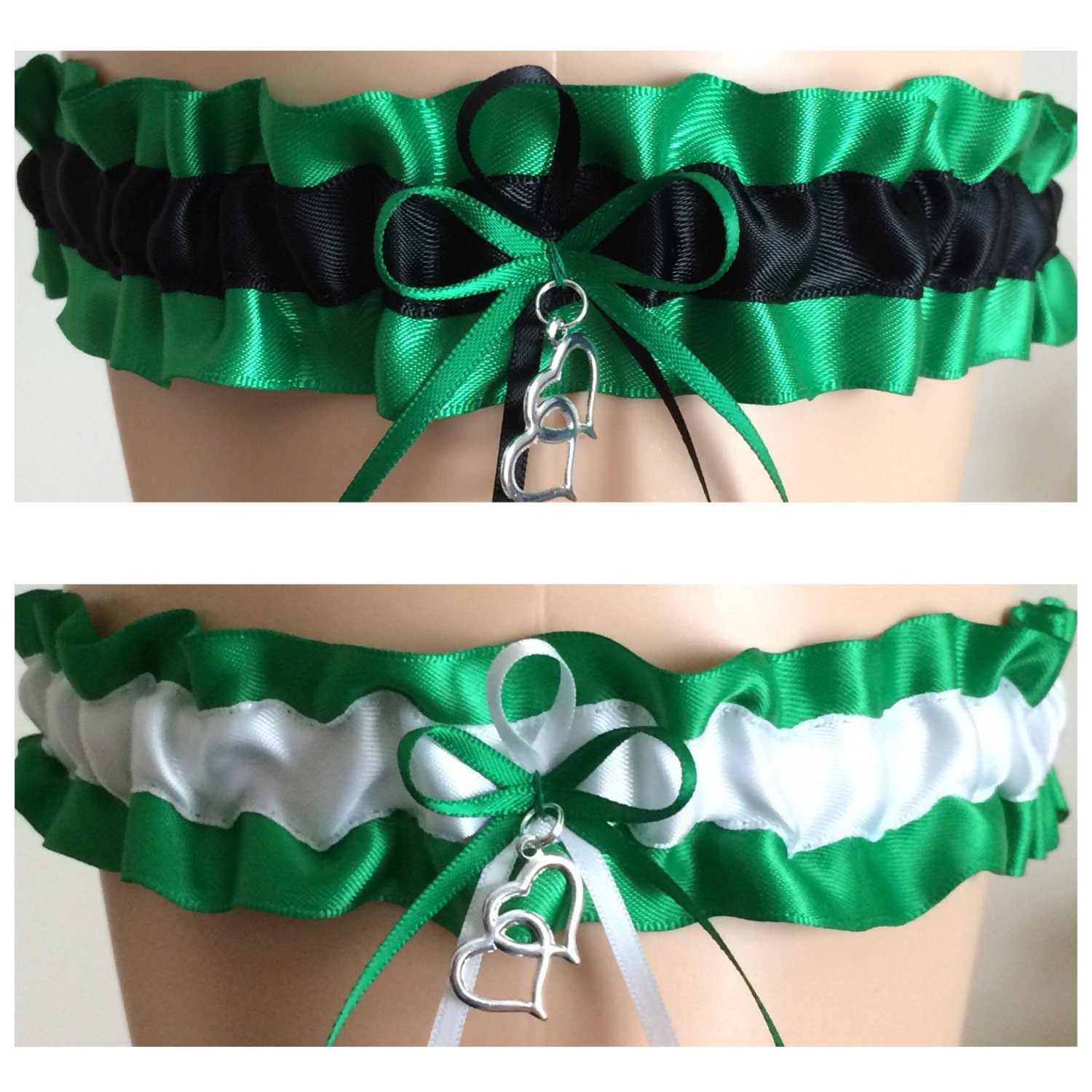 Emerald Green Wedding Garter Emerald Green Bridal Garter