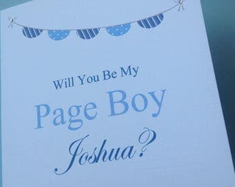 Personalised Will You Be My Best Man Usher Groomsman Page Boy etc Wedding Card