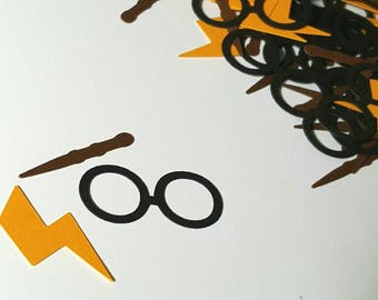 Harry Potter confetti, Harry Potter birthday, Harry Potter party, Harry Potter decorations, Harry Potter decor, Harry Potter banner