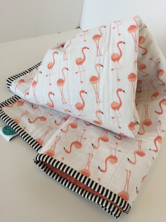Flamingo Flash Sale Flamingo and Coral Whole Cloth Quilt