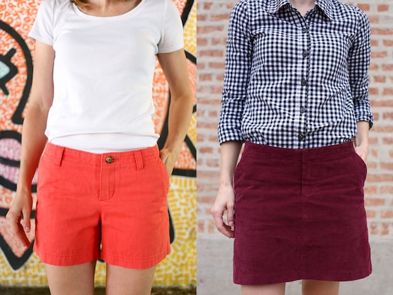 Chi-Town Chinos Shorts and Skirt Sewing Pattern
