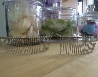 Metal hair combs- Hair accessories size 3 1/4"