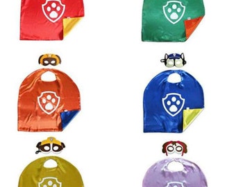 On Sale - Package of 10-15-20 Paw Patrol - Superhero Cape - Package of 10-15-20 - Cape-Birthday Cape-SuperHero Birthday Cape Skye Marshall