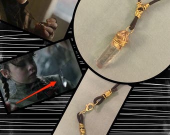 Inspired Jyn Erso's Kyber Crystal Necklace, as seen in Rogue One