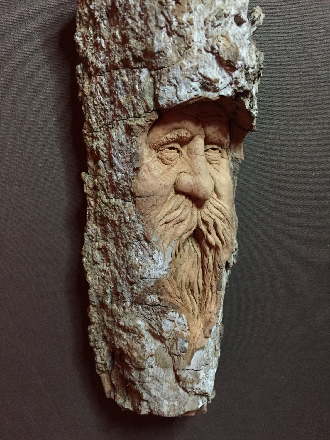 Wood Spirit, Wood Carving, Perfect Wood Gift, Original Art by Josh ...