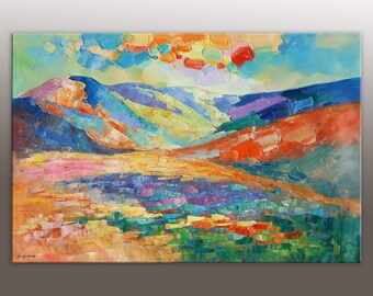 Modern Art, Abstract Canvas Painting, Abstract Oil Painting, Master Bedroom Decor, Large Wall Art Canvas, Large Painting, Abstract Art