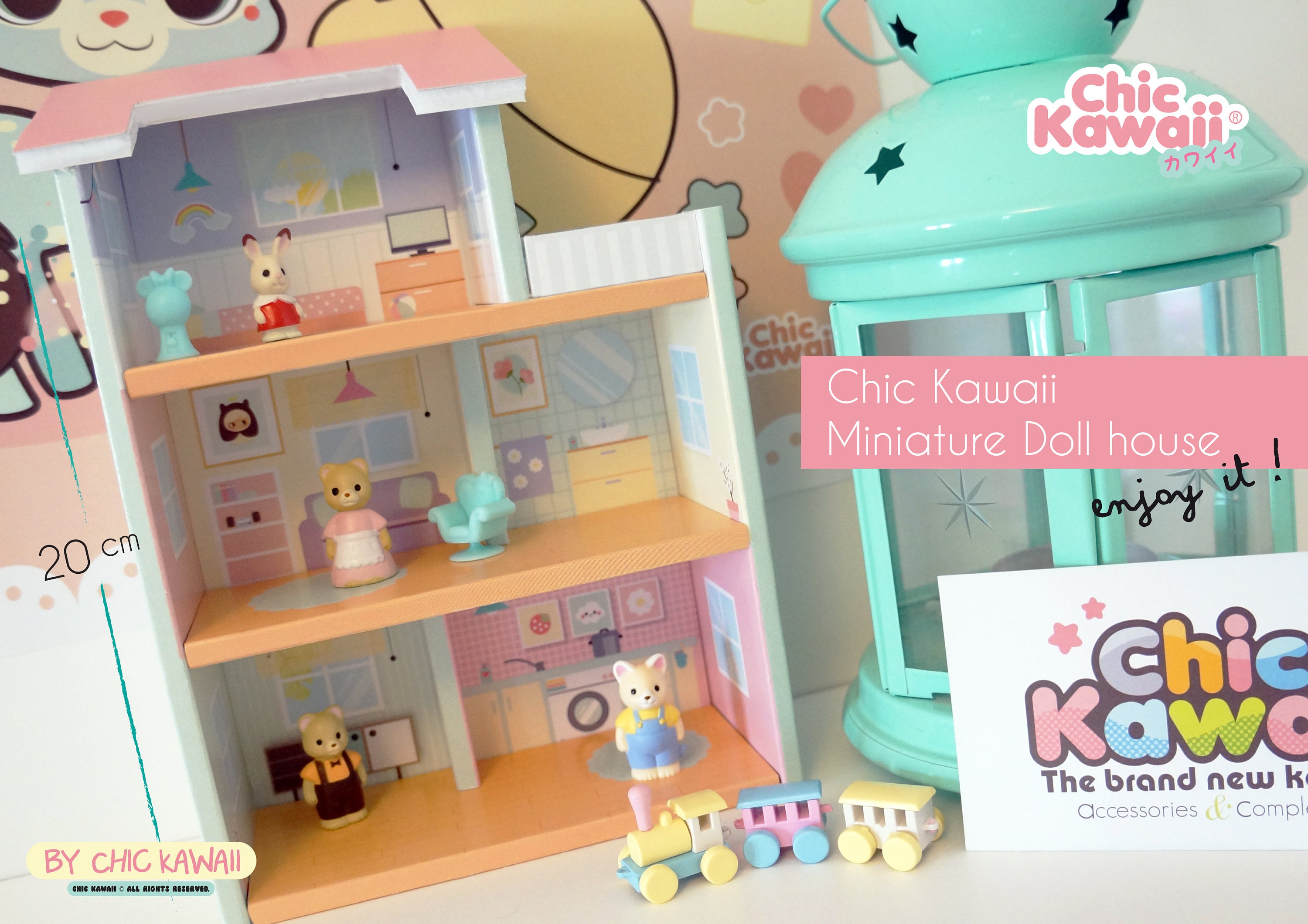 PDF Downloadable to create super cute miniature Chic Kawaii paper ...