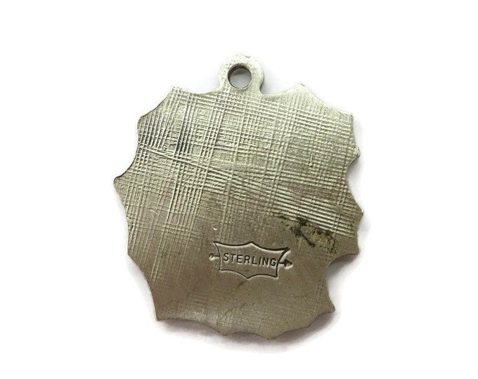 Sterling Silver Charm - Vintage Mohawk Trail Charm, Travel Charm, Pendant, Gift idea