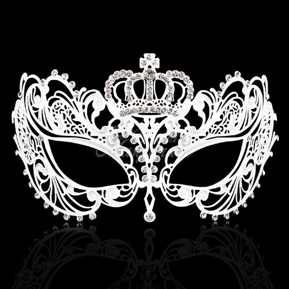 Masquerade Mask White Masquerade Mask Masquerade Ball Mask