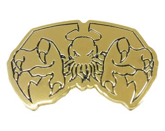 Cthulhu Elder God Lord of Darkness Gold Plated Lapel or Fabric Pin