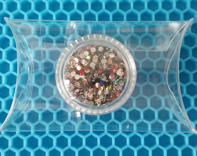 Teal Round Rhinestone Gems Flat Back Face Art Nail Art Scrapbook Phone Decoration 2mm 3mm 4mm 5mm 6mm