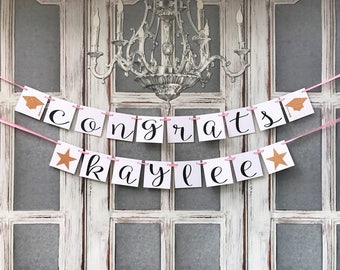 GRADUATION BANNERS, CLASS of 2017 Commencement, Graduation Party Decorations