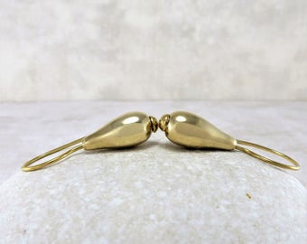 Gold Earrings ~ Sleeper Earrings ~ Small Drop Earrings ~ Lightweight Earrings ~ Minimalist Earrings ~ Gold Filled Earrings ~ Gold Sleepers