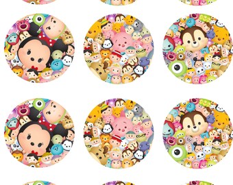 Tum Tum Edible Image Cupcake Toppers