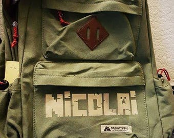 Personalized Minecraft Text | Iron-On or Vinyl Decal
