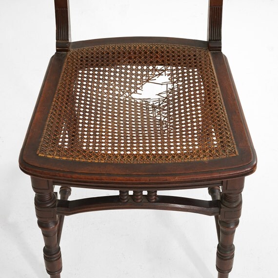 Antique Eastlake Chair Victorian Chair Antique Cane Chair