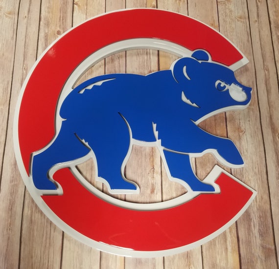 Chicago Cubs 3D sign.