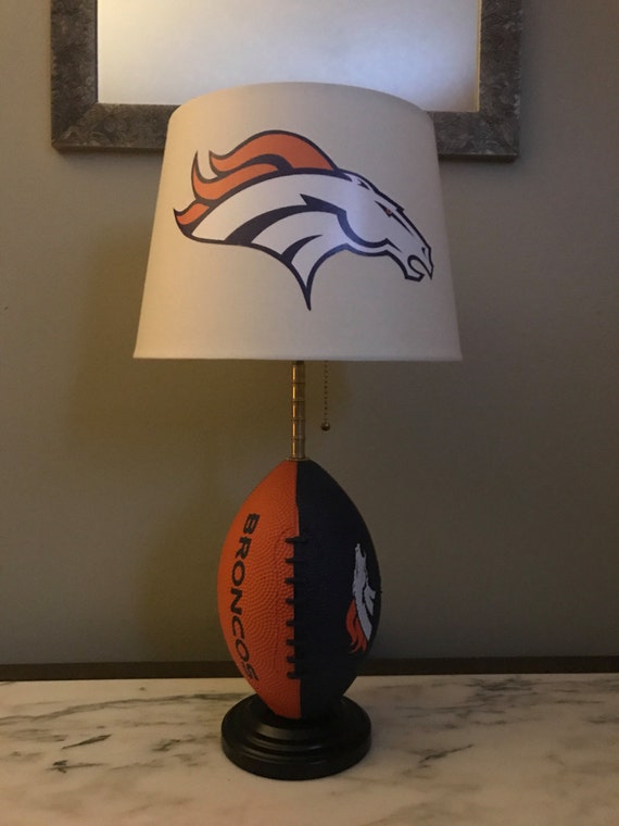 Denver Broncos football Lamp nfl sports team by thatlampguyGraz