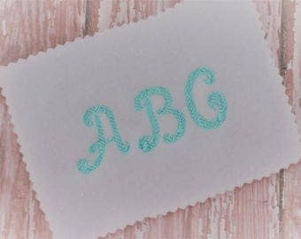 Machine Embroidery Font - Rope Embroidery Letters and Numbers - Machine Embroidery Pattern - Embroidery Monogram Font - Embroidery Design