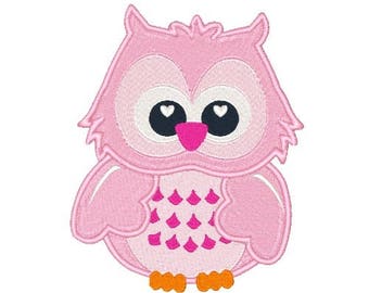 Hoot Owl Machine Embroidery Design Owl Embroidery Designs Birds Embroidery Owls Filled Stitch 4X4 5X7 6X10 8X8 Instant Download