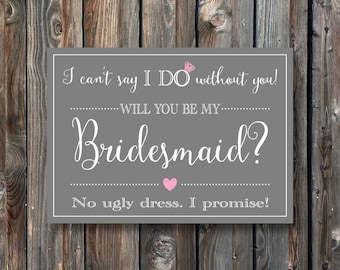 Bridesmaid invite | Etsy