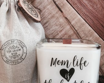 Mom Life Is The Best Life / New Mom Gift / New Mom / Friend Gift / Girl Friend Gift / Thinking Of You Gift / Custom Ca