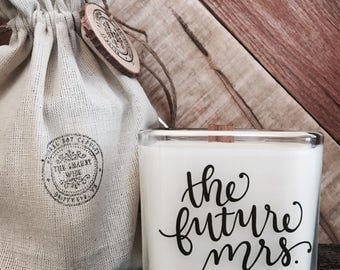The Future Mrs - Bride To Be Gift - Bride To Be Candle - Engagement Gift - Engagement Candle - Bridal Shower Gift