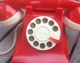 Amerline Telephone Bank with Rotary Dial 1945