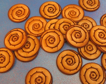 Wooden Shield Sticker