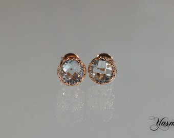 Maharani with Topaz rose gold plated