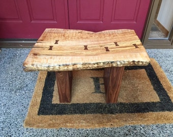 SOLD - Live Edge Spalted Maple Coffee Table