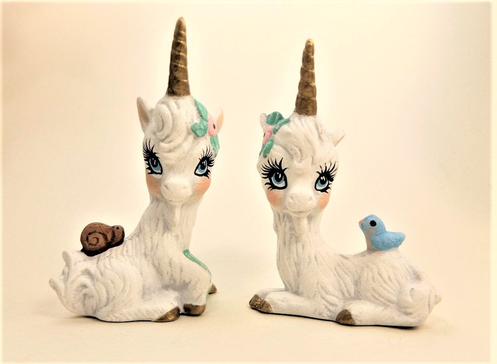 Ceramic Unicorn Hand Painted Unicorns White Unicorn