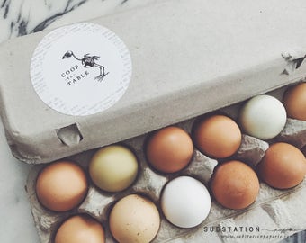 Funny Egg Carton Labels to print at home one dozen 12 egg