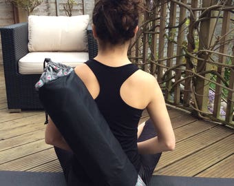 Exercise mat bag, yoga mat bag, Pilates mat bag, holder for exercise roll, fitness mat holder